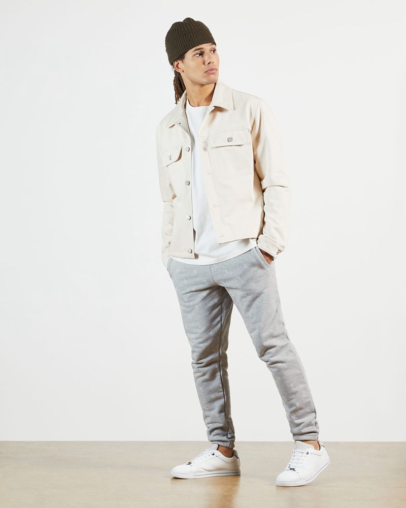 Ted Baker Oldst Printed Jogger  Byxor Dam Gray | ULS-065497